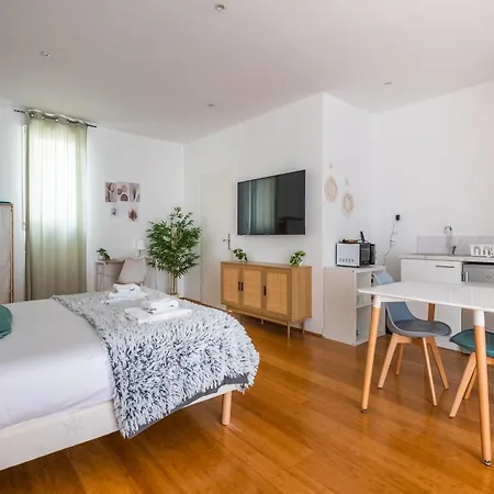 Le Bambou: Grand Au Calme, Climatise, 5 Min De La Gare Apartamento Bordéus