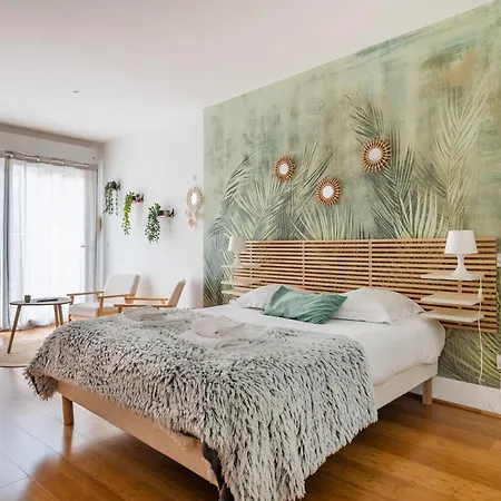 Le Bambou: Grand Au Calme, Climatise, 5 Min De La Gare Apartment Bordeaux